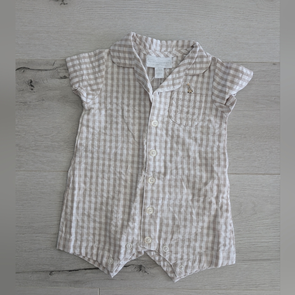 The little white company romper